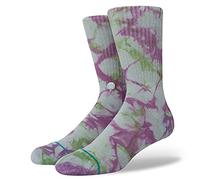 Stance Elation Crew Socks (Blue, LG (Men's Shoe 9-13))