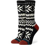 STANCE Flake Crew - Unisex - Negro / Blanco - talla 35/37- modelo 2025