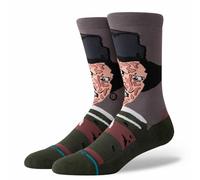 Stance Freddy Crew Socks Krueger Nightmare on Elm Street Film Horror Movie Black Calf, Negro, L
