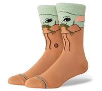 Stance Grogu Hungry Crew Socks Baby Yoda Star Wars - Calcetines de pantorrilla verdes, verde, L