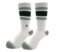 Stance Hombre The Classic Crew Calcetines, white, Small