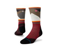 Stance Jimmy Chin Mid Wool Crew M Rouge
