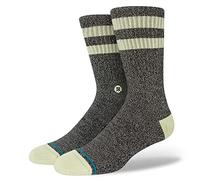 Stance Joven Crew - Calcetines de pantorrilla verde salvia, verde oscuro, M