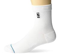 Stance Calcetines para hombre Logoman St Qtr Blanco Talla M