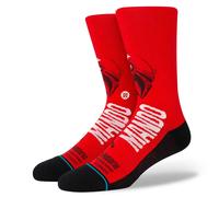 Stance Mando West Tripulante Calcetines - Rojo
