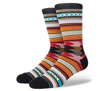 Stance Men's Baron Black Crew Socks L
