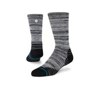 Stance Mid Wool Crew - Calcetines unisex - Diseño de puntera sin costuras - Amortiguación media - Talón y puntera reforzados, Negro -, LG (US Men's Shoe 9-13, Women's Shoe 11-14)