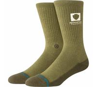 Stance National Park Crew calcetines - Military Green - L