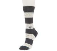 Stance Nep Stripe Crew Socks - Calcetines de pantorrilla con estampado múltiple gris, gris, L