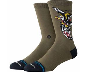 Stance The Eagle Crew calcetines - Military Green - L
