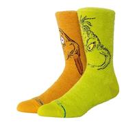 Stance The Grinch and Max Crew Socks - Calcetines acolchados para pantorrilla, un par