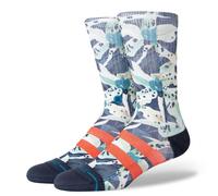 Stance Tubeular Crew Unisex Verde Azulado Grande, verde azulado, Large