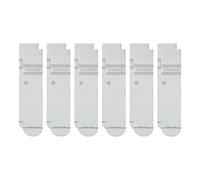 Stance Vital Calcetines largos para hombre y mujer, Blanco, Large