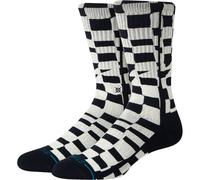 STANCE Wave Check Crew - Unisex - Negro - talla 43/46- modelo 2025