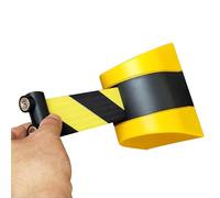 Stanchion Belt - Barrera magnética retráctil de pared de alta calidad, retractor de cinturón de seguridad de plástico ABS de larga duración para control de multitudes utilizado para aeropuertos