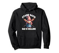 Stand Back Dad Is Grilling Funny Saying For Men Grill GNOME Sudadera con Capucha