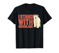 Stand con el Estado 51 Groenlandia No está a la Venta America Go Away Camiseta