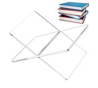 Stand De Lectura Del Contador - Carta Acrílica Transparente | Cartas Para La Lectura | Madera Ajustable Adecuada Para El Estudio De La Cocina Mesa De La Oficina Display Display Libro De Cocina Soporte