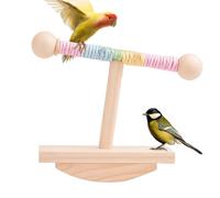 Stand De Percha De Pájaros - Stand De Percha De Pájaros, Torre De Asador Natural | Estación De Juguete Colgante Para Hábitat De Conure, Estructura De Agarre De La Barra De Rama Hecha A Mano, Estante D