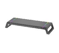 STAND DE SOBREMESA PARA 1 PANTALLAS MARS GAMING MGS-ONE BLACK AJUSTABLE A 3 TAMA¥OS PUERTO USB 2.0 E