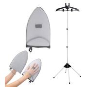Stand De Vapor De Vapor - Soporte De Vaporizador De Ropa | Soportes De Vaporizadores De Prendas Portátiles Ajustables | Soporte De Aleación De Aluminio Rotativo Para Planchar, Secar Y Cuidado De Telas