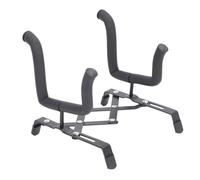 Stand de violín plegable del piso Qanyegn, piso de guitarra universal de metal, soporte de ukelele retráctil portátil para ukelele, mandolina y violín