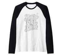 Stand Firm In Faith Camiseta Manga Raglan