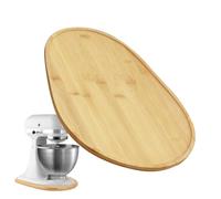 Stand Mixer Sliding Mat - 15.24x10.83x0.39 Inches Wood Sliding Mats | Mixer Slidings Tray | Natural Appliance Moving Pad | Mixers Moving Tray for Indoor Home Counter Restaurant Cabinet