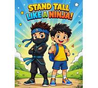 Stand Tall Like A Ninja!: Fun Activity & Learning Book About Standing Tall, Sitting Straight, Healthy Screen Habits & Strong Body Posture for Ages 4-8 (Healthy Habits For Kids)