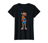 Stand Tall Shine Bright Orgullosa Jirafa Chica con Labios Grandes Camiseta