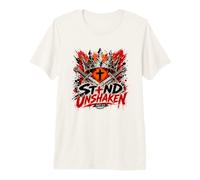 Stand Unshaken Salmo 16 8 Cruz Guerrera Cristiana Camiseta Premium