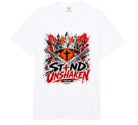 Stand Unshaken Salmo 16 8 Cruz Guerrera Cristiana Comfort Colors Adult Heavyweight T-Shirt
