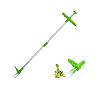 Stand-Up Long Handle Telescopic Uproot Remover, Manual Gardening Weed Puller, Rotating Garden Claw, Apply to Lawn, Dandelion, Vegetable Patch, Nettles