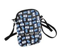 Stand With Israel - Bolso cruzado para regalo del orgullo judío, regalos israelíes, bolsa de hombro Am Yisrael Chai, Am Yisrael Chai B UK