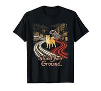 Stand Your Ground Shiba Inu japonés - Recuerdo de Okinawa Camiseta