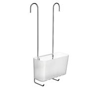 Tatay Cesta de ducha 4522002 Ajustable, acero inoxidable, sin taladro, 20,5x11x41,5cm Glacé