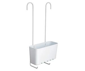 Standard Cesta de baño colgante (L x An x Al: 20,5 x 41,5 x 11 cm, blanco)