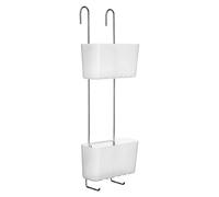 TATAY Standard Duo - Cesta de Ducha o bañera, Apto para Todo Tipo de mamparas, Color glacé