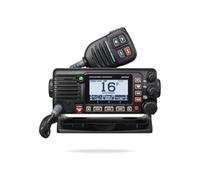 Standard Horizon GX2410GPS/E | Radio marina VHF de montaje fijo | GPS integrado | Clase D DSC | Compacto impermeable IPX8 | Comunicaciones de emergencia y seguridad