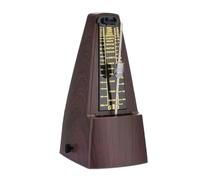Standard mechanical metronome is suitable for piano guitar violin bass and other instruments(Brown)