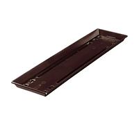 Standard Plato para maceta de balcón (Longitud exterior máx.: 60 cm, Marrón)