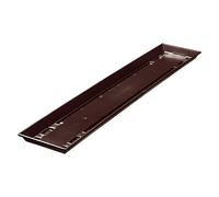 Standard Plato para maceta de balcón (Longitud exterior máx.: 80 cm, Marrón)