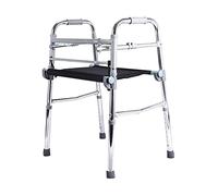 Standard Walkers - Andador multifuncional con asiento para ancianos, altura ajustable, marco de aluminio ligero, ayuda a la movilidad para personas mayores