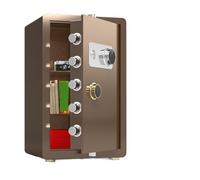 Standing - Caja fuerte mecánica de pared totalmente de acero: mini armario de seguridad antirrobo para oficina en casa (40 cm)