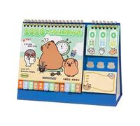 Standing Desk Calendar, Capybara Design Monthly Planner, 2026 Stand Up Calendar, For Women, Students, Home, Office, Dorm, School, Bedroom, Tabletop, Shelf, Cute, Functional, Organizer, Desk Accessory