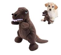 Standing Dinosaur Dog Toys for Small and Medium Breeds, Plush Squeaky Dog Chew Toys, Interactive Pet Supplies for Teeth Cleaning and Stress Relief, Fun Dinosaur Design for Active Play and Chewing