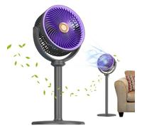 Standing Fan Rechargeable 5-Speed Height Adjustable Air Blower Floor Fans