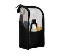 Standing Makeup Bag - 25cm Waterproof Cosmetic Organizer, Upright Storage Pouch, Large Capacity Toiletry Case, Durable Travels Kit | Portable Makeups For Camping Weekend Getaway Outdoor Hotel Backpack