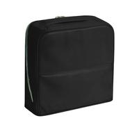 Standing Makeup Bag, Make Up Storage Bag, 9.06x8.66x2.56inch Vertical Toiletry Case with Dividers, Skincare Organizer with Adjustable Slots, Cosmetic Pouch, Upright Beauty Station for Home Bedroom
