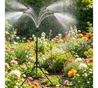Standing Misters For Outside Patio, Adjustable Outdoor Misting Cooling System With Water Hose Mister, Portable Stand Up Mister For Backyard Cooling, Tanning Pool And Garden BBQ (1Set)